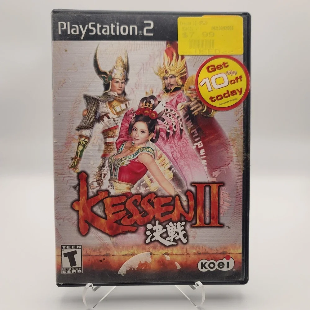 Kessen II (Sony PlayStation 2, 2001) No Manual‎
